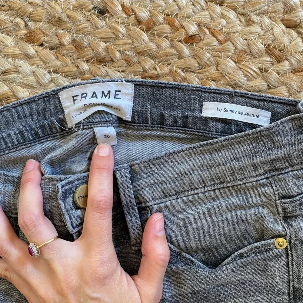 Frame Le Skinny de Jeanne jeans in grey - Picture 4 of 6